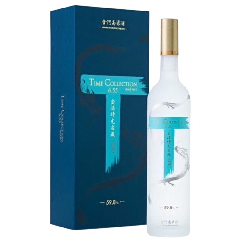 限量) 金門高粱時光窖藏原酒6.55 (藍) 750ml - 酒酒酒全台最大酒